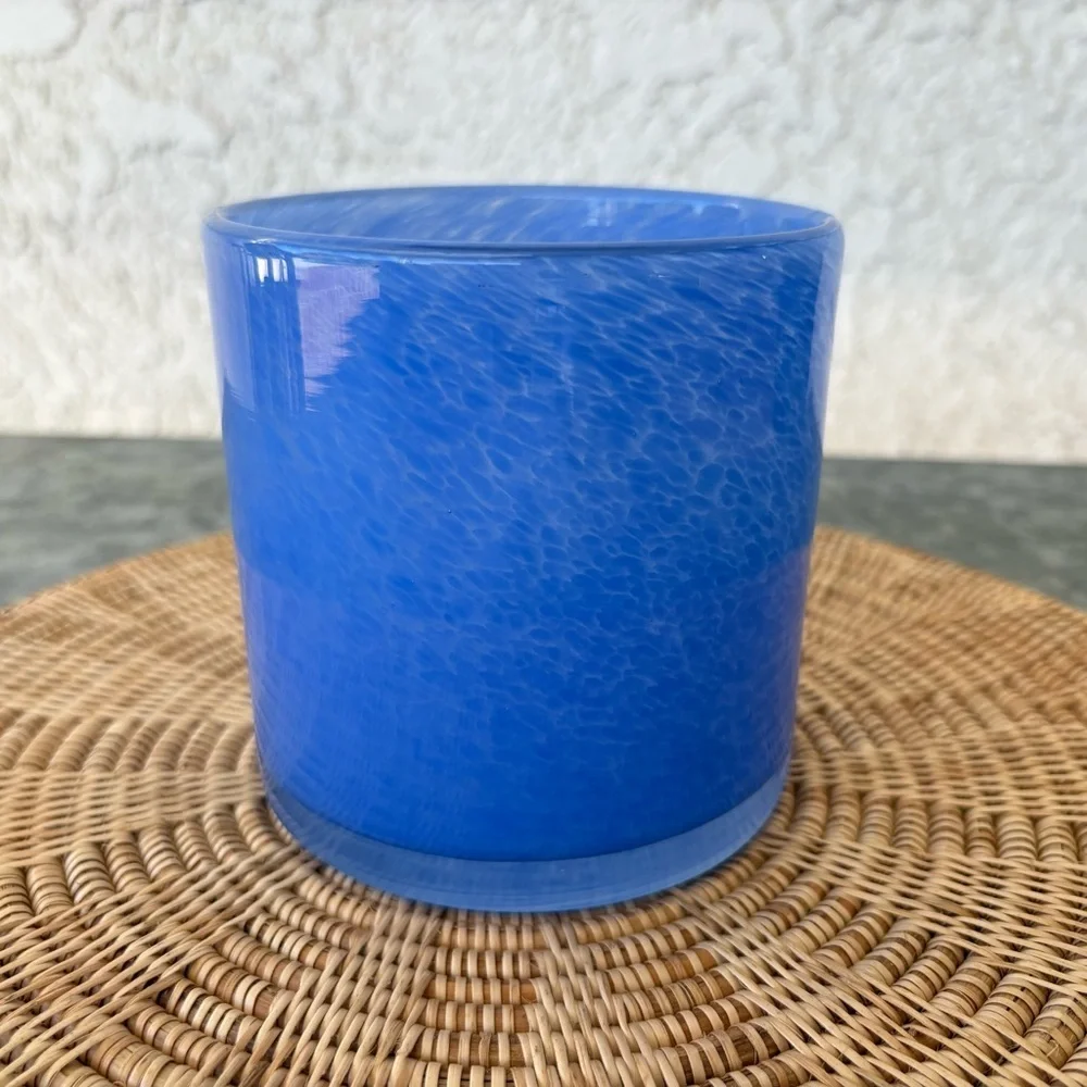 ONE - LAFCO hand blown empty candle glass assorted colors EUC
